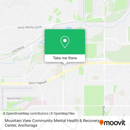 Mountain View Community Mental Health & Recovery Center map