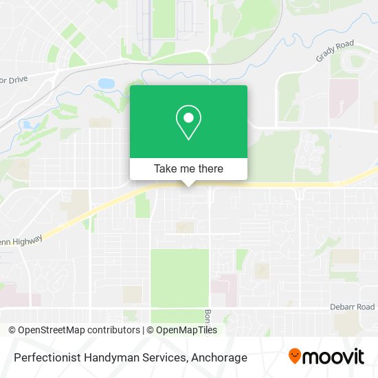 Mapa de Perfectionist Handyman Services