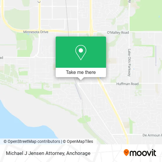 Michael J Jensen Attorney map