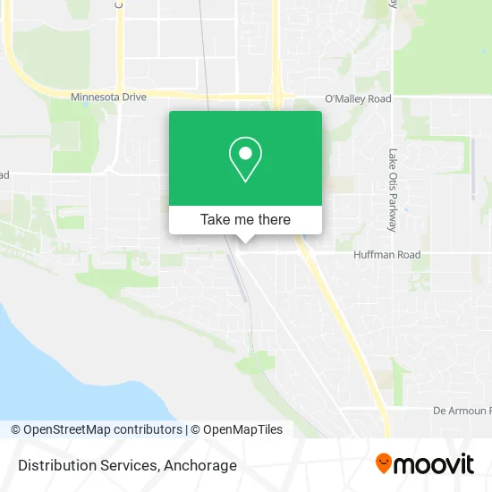 Distribution Services map