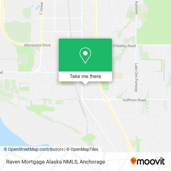 Raven Mortgage Alaska NMLS map