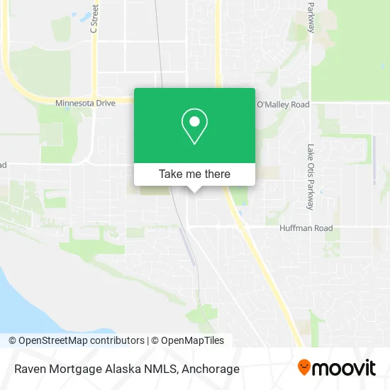 Raven Mortgage Alaska NMLS map