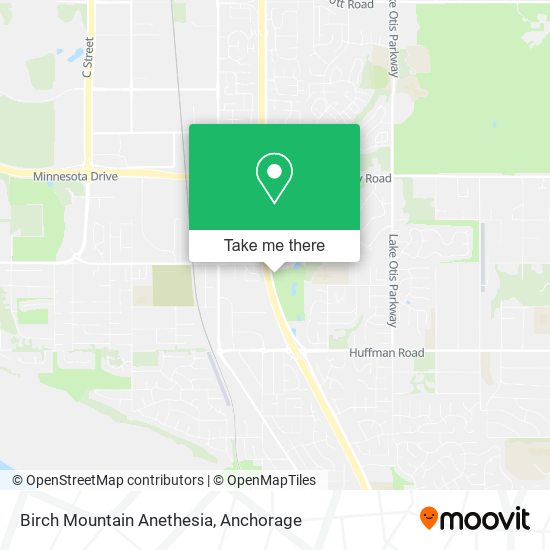 Birch Mountain Anethesia map