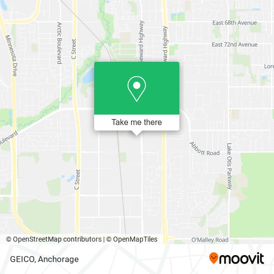 Mapa de GEICO
