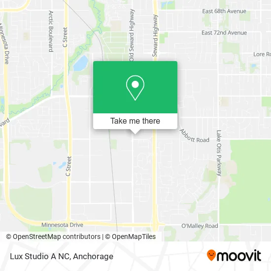 Lux Studio A NC map