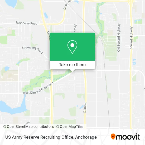 Mapa de US Army Reserve Recruiting Office