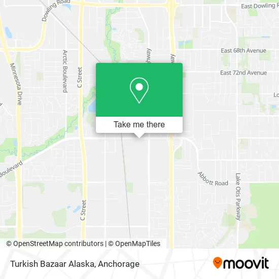 Turkish Bazaar Alaska map
