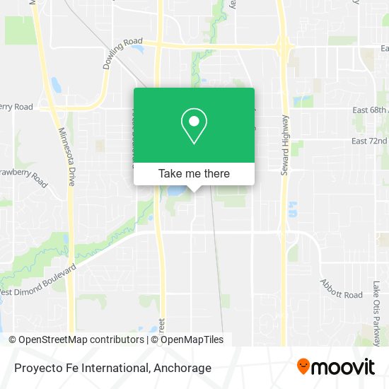 Proyecto Fe International map