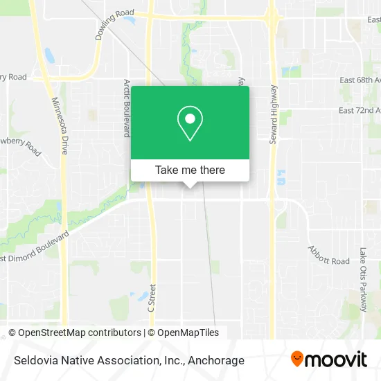 Seldovia Native Association, Inc. map