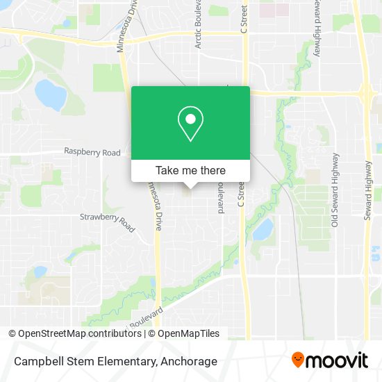 Campbell Stem Elementary map