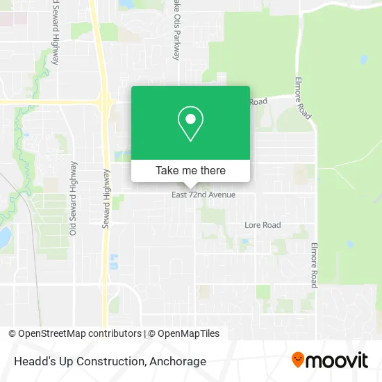 Headd's Up Construction map