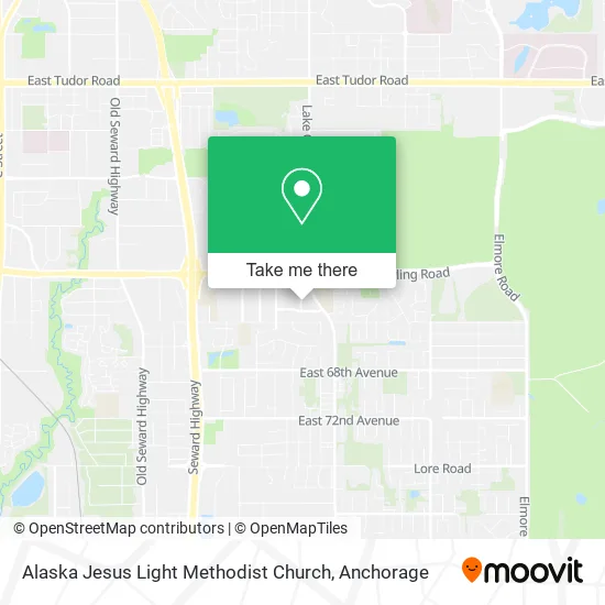 Alaska Jesus Light Methodist Church map