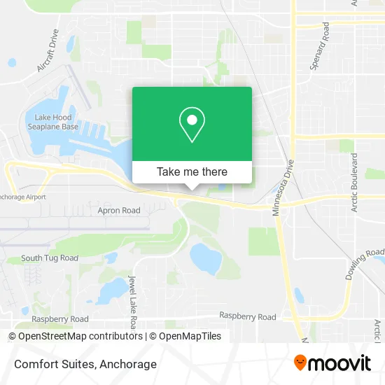 Comfort Suites map