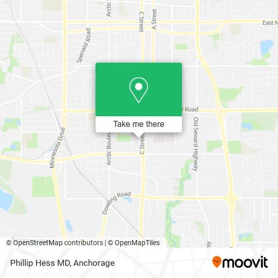 Phillip Hess MD map