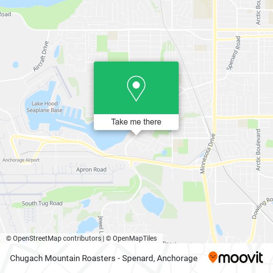 Mapa de Chugach Mountain Roasters - Spenard