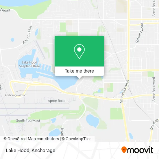 Lake Hood map