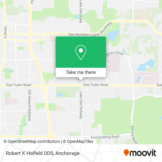 Robert K Holfeld DDS map