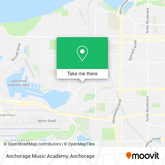 Mapa de Anchorage Music Academy