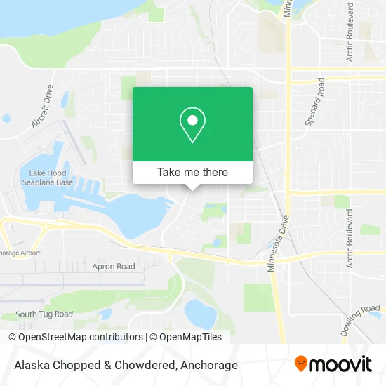 Mapa de Alaska Chopped & Chowdered