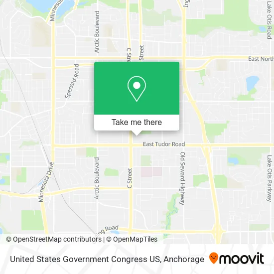 Mapa de United States Government Congress US