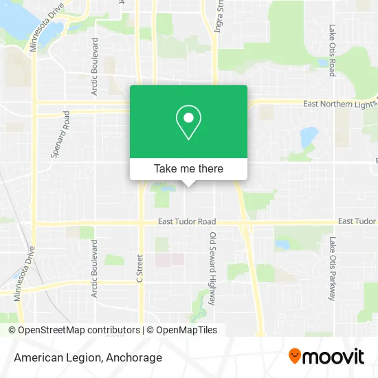 American Legion map