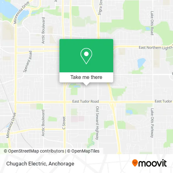 Mapa de Chugach Electric