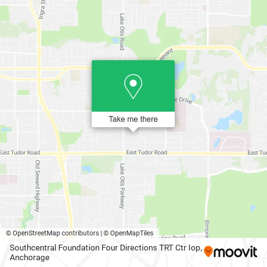 Southcentral Foundation Four Directions TRT Ctr Iop map