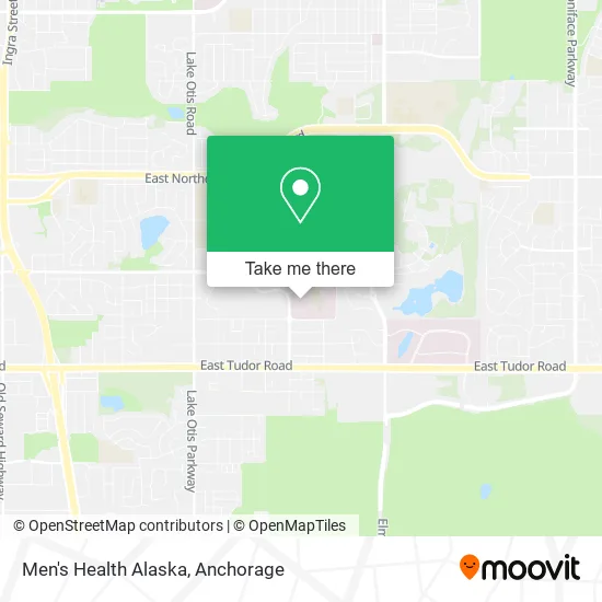 Men's Health Alaska map