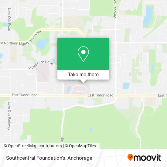 Mapa de Southcentral Foundation's