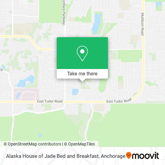 Alaska House of Jade Bed and Breakfast map