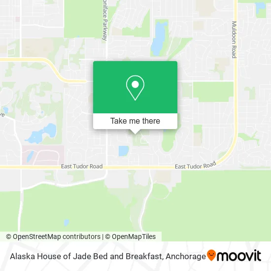 Mapa de Alaska House of Jade Bed and Breakfast