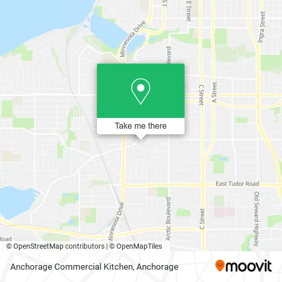 Anchorage Commercial Kitchen map