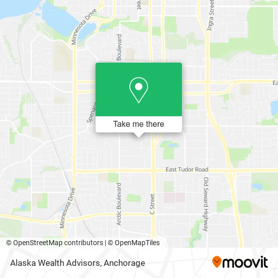 Mapa de Alaska Wealth Advisors