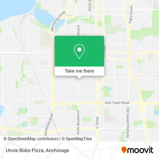 Uncle Bobs Pizza map