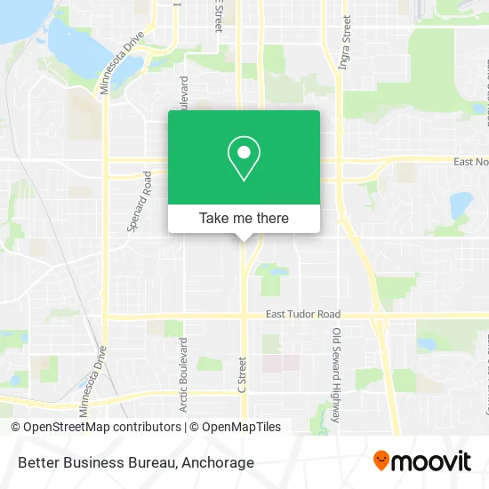 Better Business Bureau map
