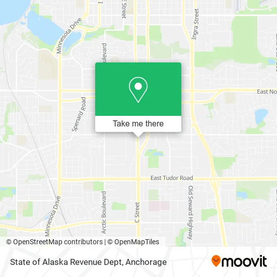 Mapa de State of Alaska Revenue Dept