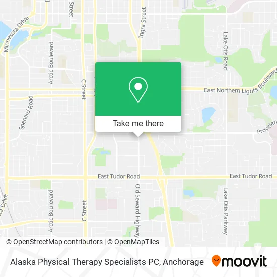 Alaska Physical Therapy Specialists PC map