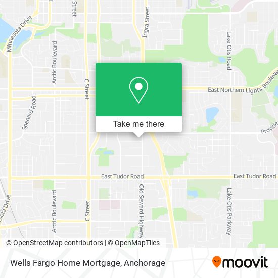 Mapa de Wells Fargo Home Mortgage