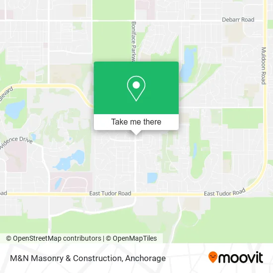 Mapa de M&N Masonry & Construction