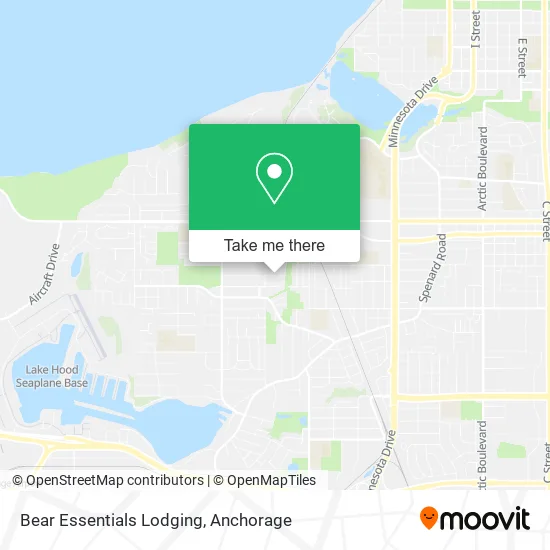 Bear Essentials Lodging map