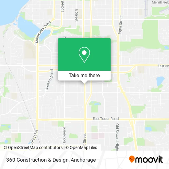 Mapa de 360 Construction & Design
