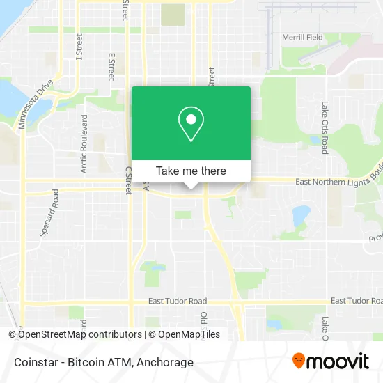 Mapa de Coinstar - Bitcoin ATM
