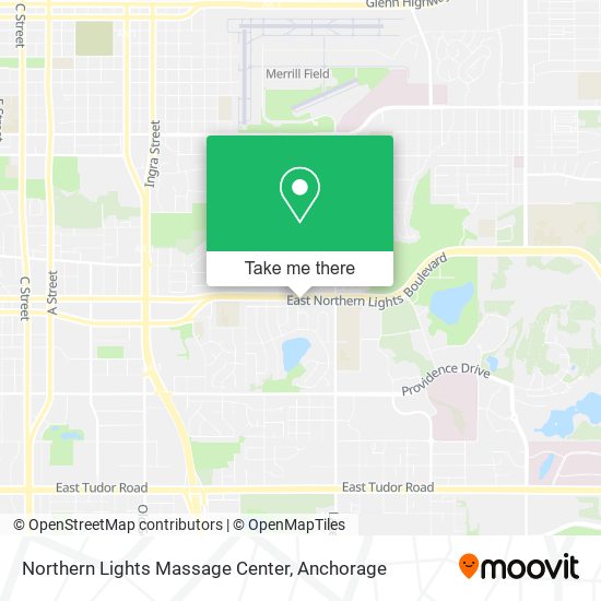 Northern Lights Massage Center map