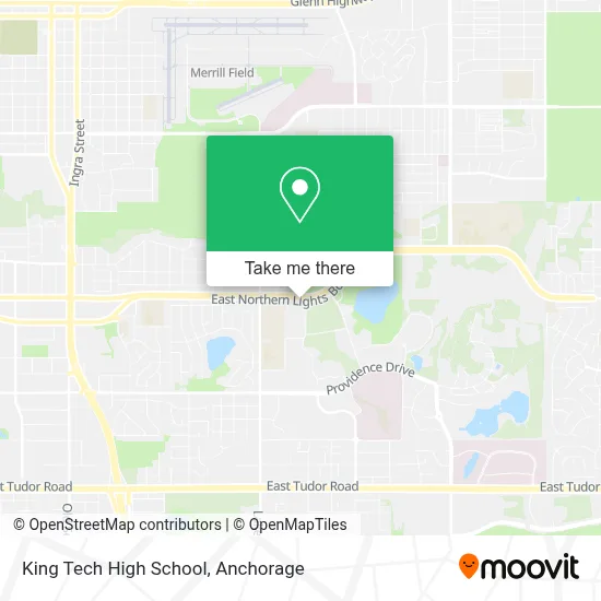 King Tech High School map