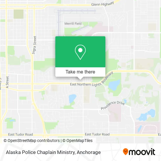 Alaska Police Chaplain Ministry map