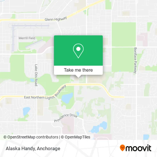 Alaska Handy map