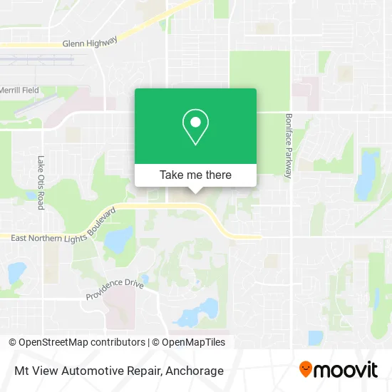 Mapa de Mt View Automotive Repair