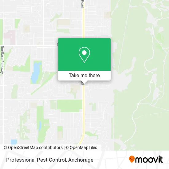 Professional Pest Control map