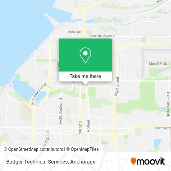 Badger Technical Services map