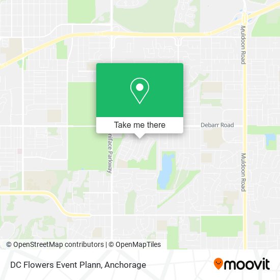 DC Flowers Event Plann map